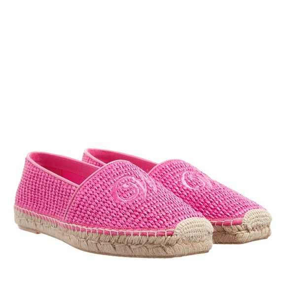 MaxMara Shoes - MaxMara hot pink raffia espadrilles size 8 NWT